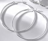Signature Tarnish Free Large Hoops STERLING SILVER