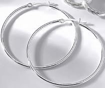 Signature Tarnish Free Large Hoops STERLING SILVER