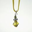 Swarovski Crystal Pendant - Christi Style 1 Yellow