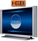 H&B HP-6300B-N - 63 plasma TV - widescreen - 720p - HD ready