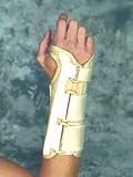 `Deluxe Wrist Brace Large Right 3 1/3 - 3 3/4 Sportaid Excellent Retail Packaging! * D-rings provi