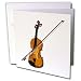 Music - Violin - Greeting Cards-12 Greeting Cards with envelopes