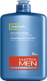 MATRIX MEN by Matrix: CLEAN RUSH DAILY MOISTURE SHAMPOO 13.5 OZ