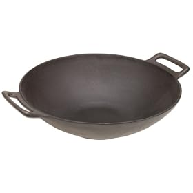 Mr. Bar-B-Q Cast Iron Wok