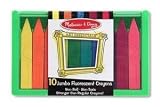 Melissa & Doug Jumbo Florescent Crayons