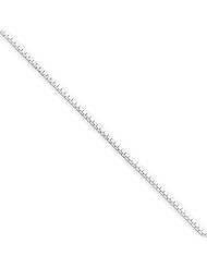 .7mm, Sterling Silver, Mirror Box Chain, 24 inch