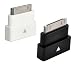 Cosmos Black , White Dock Extender 30-Pin Converter for iPhone 4 4S, iPod ,iPad 2 3(The new iPad) , Free Cosmos Cable Tie