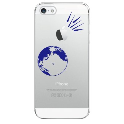 隕石 meteorite【ブルー】 / iPhone5ケース【iphone5 ケース カバー】【スマホケース】【スマートフォン ケース】
