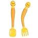 Piyo Piyo 2 Piece Bendable Spoon/Fork