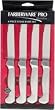 Farberware 4-Piece Boxed Steak Knife Set with Stainless Handles