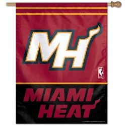 NBA Vertical Miami Heat Flag / Banner