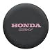 SpareCover&reg; Brawny Series - Tire Cover - HOT pink logo on Black Denim - Honda CR-V 26"-27"