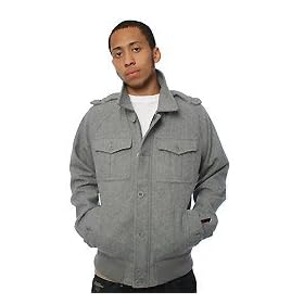Triple 5 Soul The Boiled Wool Short Jacket,Winter Coats and Jackets for Men (555 Soul) by Men's Wool Coats