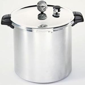 om: Presto 23 Qt Aluminum Pressure Canner E