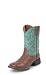Unisex Kid's JUSTIN BOOTS Turquoise Soft Ice Cowboy Boots