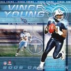 Vince Young 2009 Wall Calendar