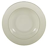 Lenox Hayworth Gold Banded Ivory China Pasta Bowl/Rim Soup