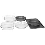 Pyrex Bakeware 6-Piece Baking Dish and Cookie Sheet Set
