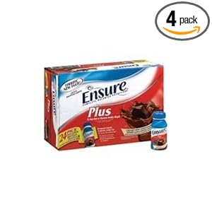 Ensure Plus Complete Balanced Nutrition Drink, Ready to Use, 24-8 Fluid Ounce Bottles