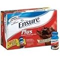 Ensure Plus Complete Balanced Nutrition Drink, Ready to Use, Milk Chocolate Shake, 24-8 Fluid Ounce Bottles