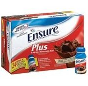 Ensure Plus Complete Balanced Nutrition Drink, Ready to Use, Milk Chocolate Shake, 24-8 Fluid Ounce Bottles