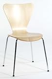 Set of -4 - Tendy Laminated Wood Stacking Dining/side Chair