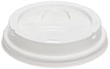 Dixie D9542 Dome Lid for 10-16 oz PerfecTouch Cups and 12-20 oz Paper Hot Cups, White (10 Packs of 100)
