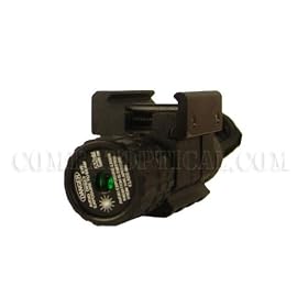 Pistol Green Laser Sight with Pressure Wire Switch additional picatinny slot