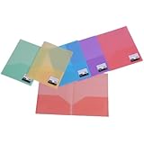 Filexec Two Pocket Folder, Pack of 12, Assorted Colors (50043-3120)