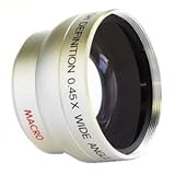 Silver 37MM Wide Angle Macro Lens for Canon, Kodak & ANY Camera with a 37MM ....