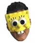 Economy Adult Costume Mask - Viacoms Sponge Bob Costume Adult Mask