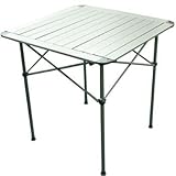 IMAGE OF Folding Table, 6-pc Set, (Powder Coated Aluminum) (Easy Compact Fold) 28-inch