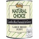 Nutro Natural Choice Lamb and Rice Large Breed Puppy Canned Formula (12/12.5-oz cans)
