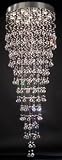 Beverly Contemporary Crystal Pendant Light - 27 inches wide