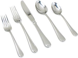 Cambridge Silversmiths 20-pc. Allure Sand Flatware Set
