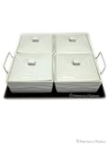 White Ceramic 4-Bowl Divided Dish