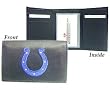 Indianapolis Colts Embroidered Leather Tri-Fold Wallet - Football Sports Merchandise