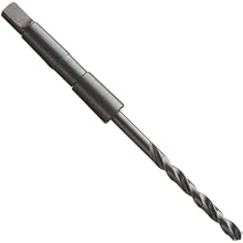 Precision Twist 5ATS High Speed Steel Taper Shank Drill Bit, Black Oxide Finish, Morse Taper Shank, Spiral Flute, 118 Degree Point Angle