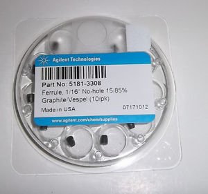 Écrous Et Viroles Agilent 5181-7479 Laiton - Lot De 10 - Neuf D'origine