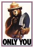 TIN SIGN NOSTALGIC ~ SMOKEY THE BEAR ONLY YOU CAN PREVENT FOREST FIRES