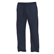 Navy Blue Unisex Lightweight Fleece warmup tie cord cotton pants for lounging, sleep, sports. Unisex relaxed fit,
