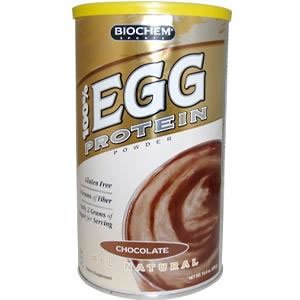 BioChem, 100% Egg Protein Powder, Chocolate, 15.4 oz (438 g) ( Multi-Pack) On Sale