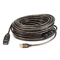 82ft 25M USB 2.0 A Male to A Female Active Extension / Repeater Cable with DC...