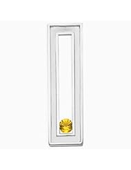 18K Yellow Gold Citrine Pendant -- LIFETIME WARRANTY