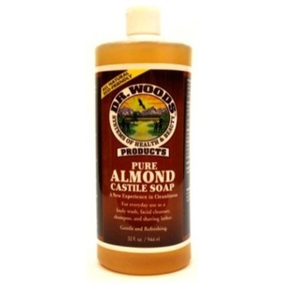 Dr. Woods Pure Castile Soap - Almond - 32 oz