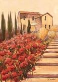 Produkt-Bild: Leinwand 'Villa San Martino' von Mauro Cellini - Bild / Leinwand in den Ma&szlig;en von Breite 50 cm x H&ouml;he 70 cm