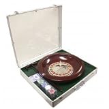 16 Wooden Roulette or Blackjack Set