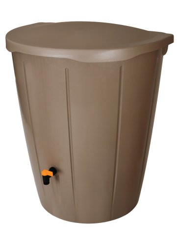 Fiskars 5994 Waubesa 48-Gallon Rain Harvesting System, Neutral Concrete Color