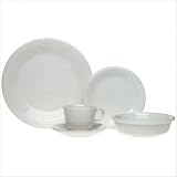 Fiesta 830 Series White 20-Piece Dinnerware Set