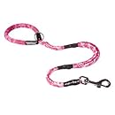 EzyDog Mutley Shock Absorbing Leash, 25-Inch, Pink Camo